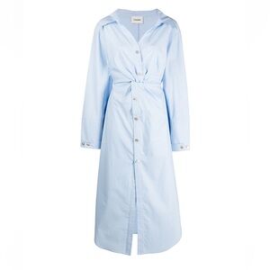 Nanushka dress never worn. Beautiful summer blue! 100% cotton 🔥